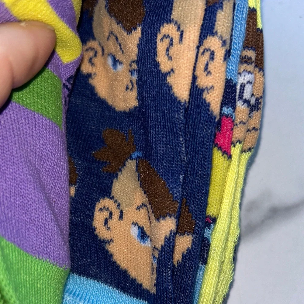Nickelodeon Avatar Men's Crew Socks -set‎ of 5 Character Graphic